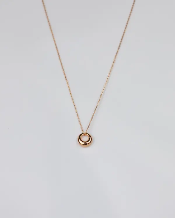 OLIVIA – Simple French vintage minimalist dainty abstract circle gold ...